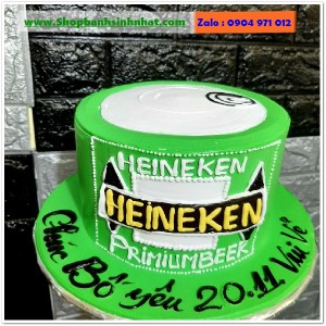 Bánh Sinh Nhật Hình Lon Bia Chai Rượu - LK54